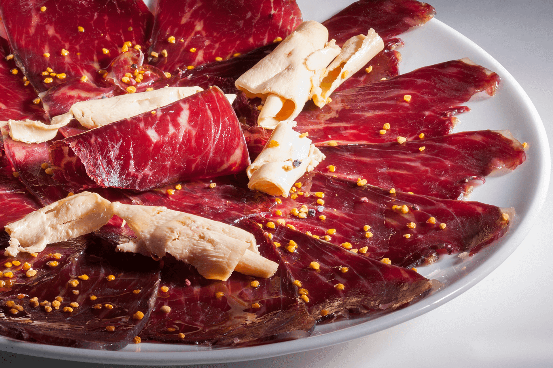 Cecina con foie